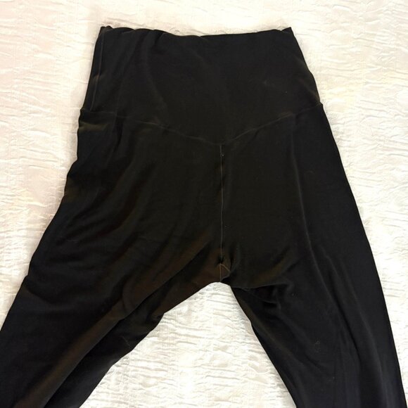 Offline By Aerie Real Me Super Flare High Rise Crossover Leggings Black S - Picture 7 of 12